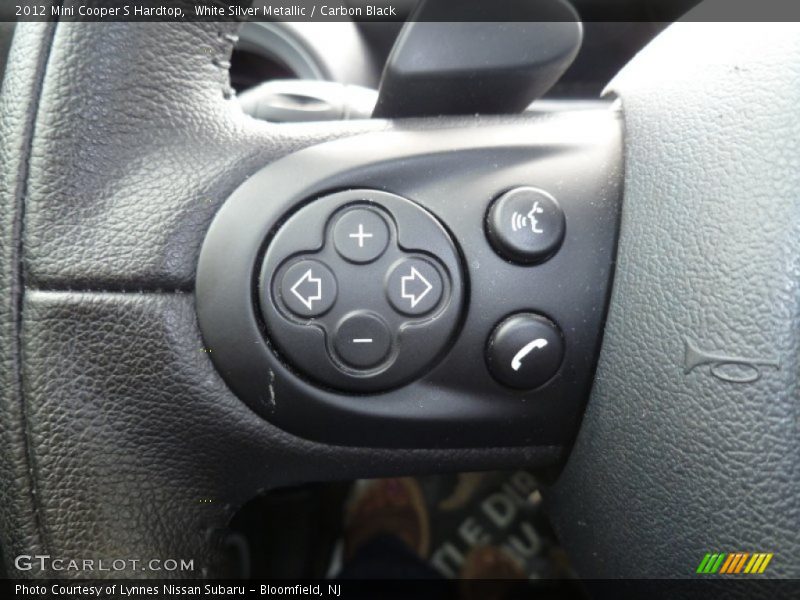 White Silver Metallic / Carbon Black 2012 Mini Cooper S Hardtop