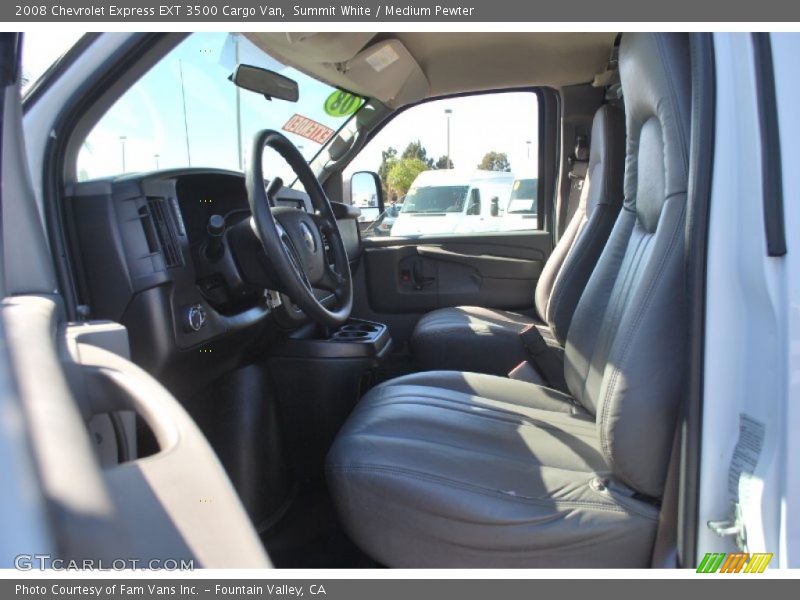 Summit White / Medium Pewter 2008 Chevrolet Express EXT 3500 Cargo Van