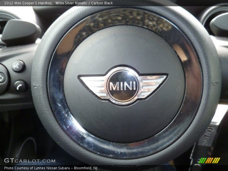White Silver Metallic / Carbon Black 2012 Mini Cooper S Hardtop