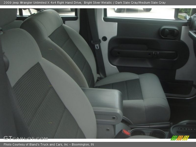 Bright Silver Metallic / Dark Slate Gray/Medium Slate Gray 2009 Jeep Wrangler Unlimited X 4x4 Right Hand Drive