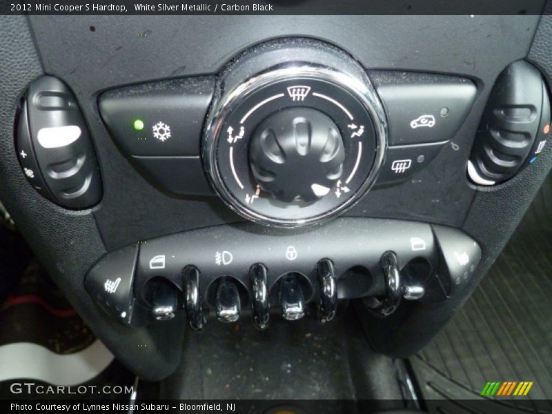 White Silver Metallic / Carbon Black 2012 Mini Cooper S Hardtop