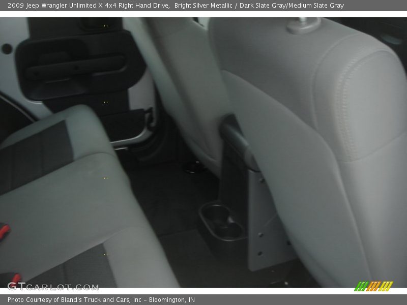 Bright Silver Metallic / Dark Slate Gray/Medium Slate Gray 2009 Jeep Wrangler Unlimited X 4x4 Right Hand Drive