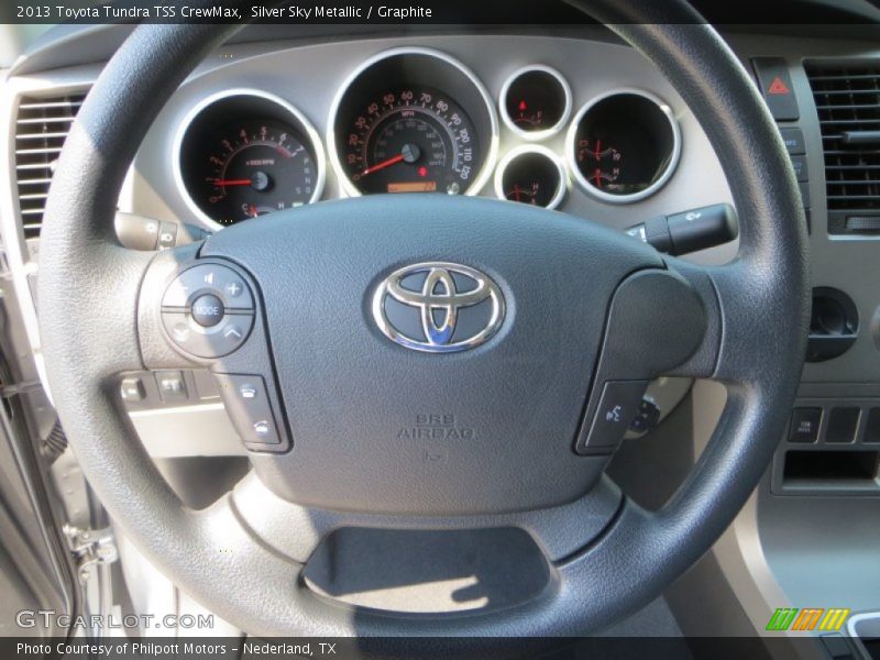 Silver Sky Metallic / Graphite 2013 Toyota Tundra TSS CrewMax