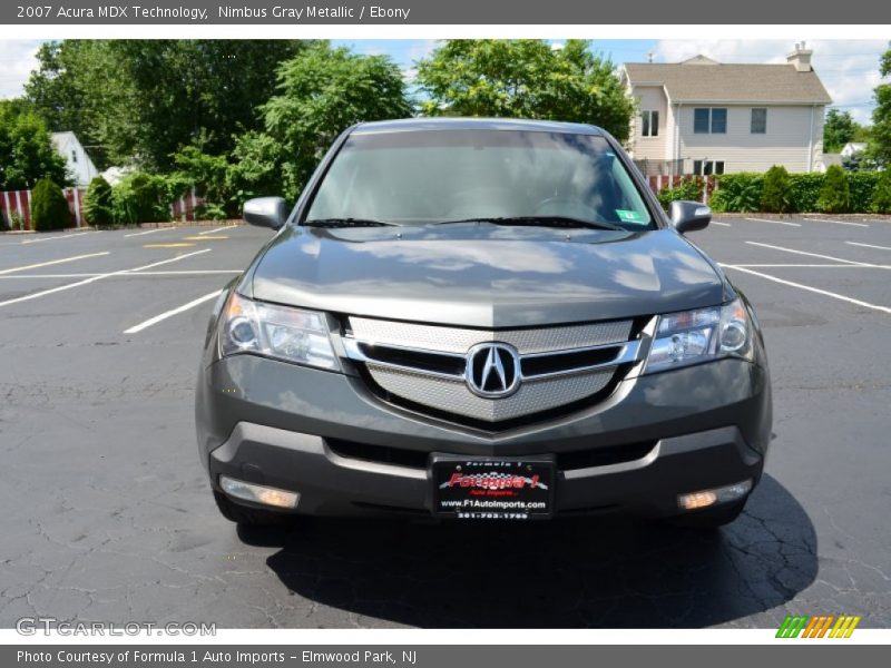 Nimbus Gray Metallic / Ebony 2007 Acura MDX Technology