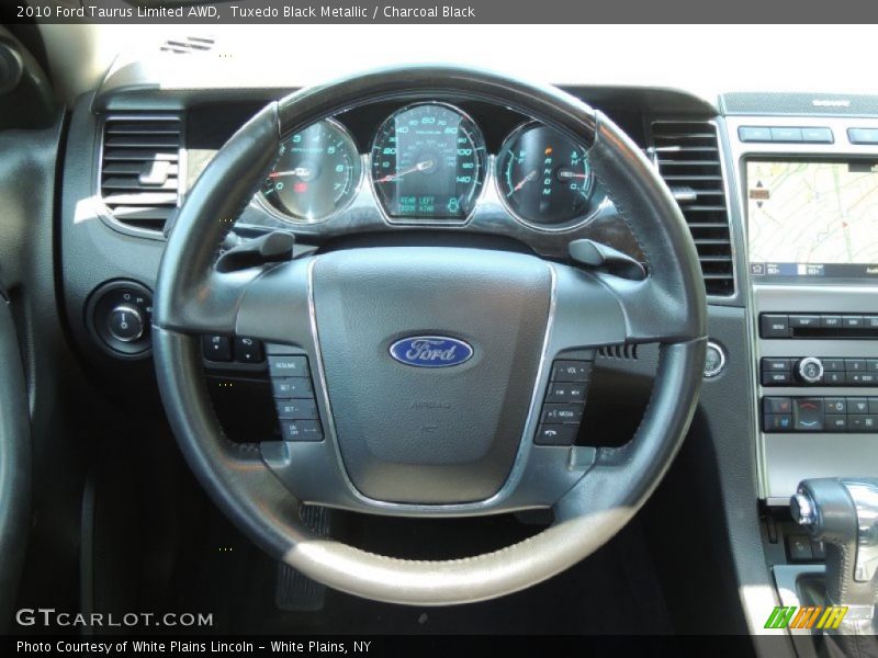 Tuxedo Black Metallic / Charcoal Black 2010 Ford Taurus Limited AWD