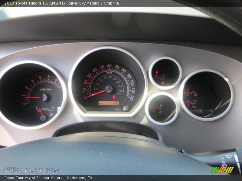 Silver Sky Metallic / Graphite 2013 Toyota Tundra TSS CrewMax