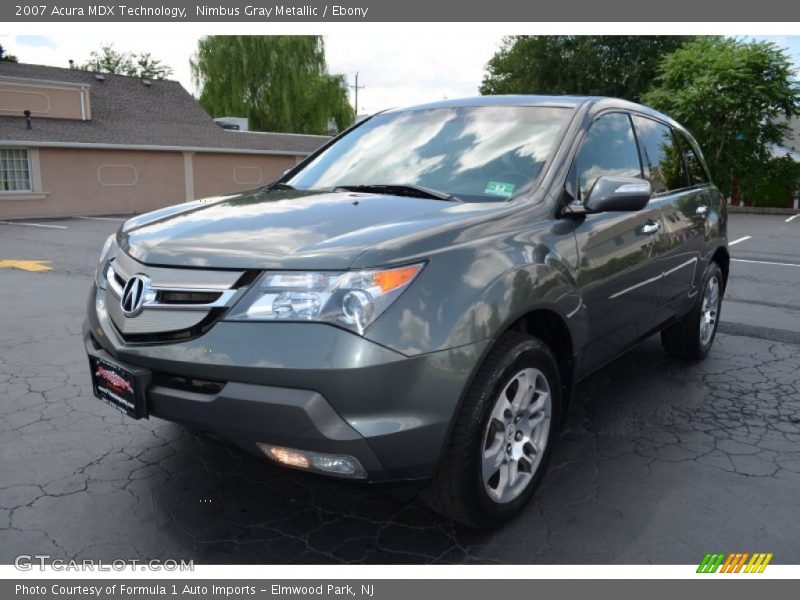 Nimbus Gray Metallic / Ebony 2007 Acura MDX Technology