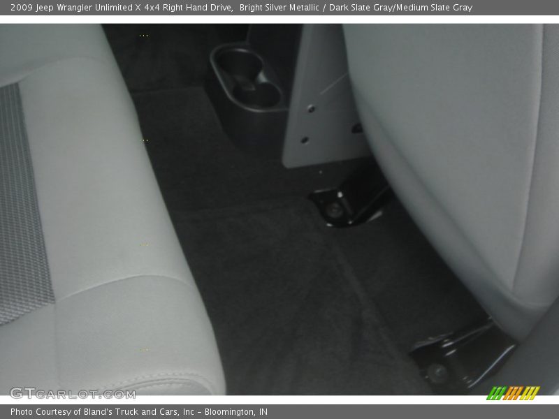 Bright Silver Metallic / Dark Slate Gray/Medium Slate Gray 2009 Jeep Wrangler Unlimited X 4x4 Right Hand Drive