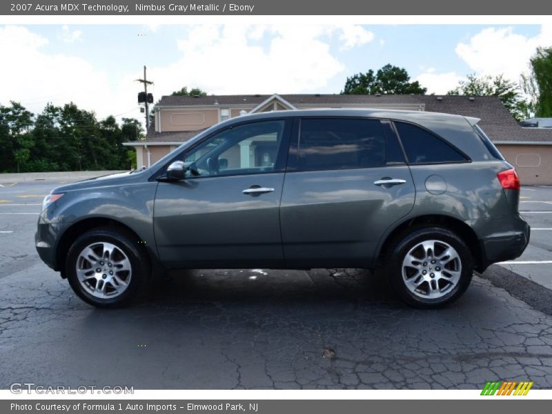 Nimbus Gray Metallic / Ebony 2007 Acura MDX Technology