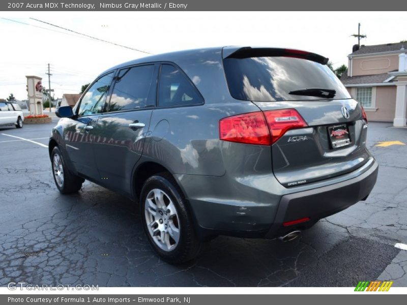 Nimbus Gray Metallic / Ebony 2007 Acura MDX Technology