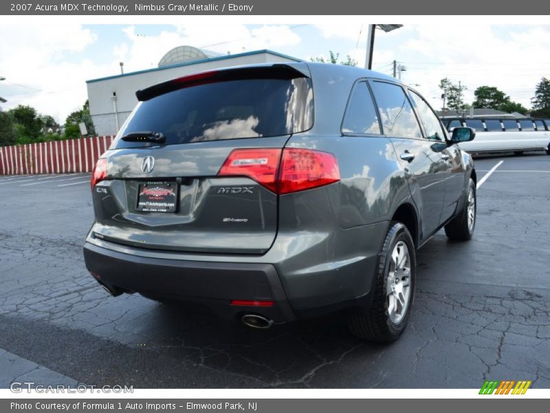 Nimbus Gray Metallic / Ebony 2007 Acura MDX Technology