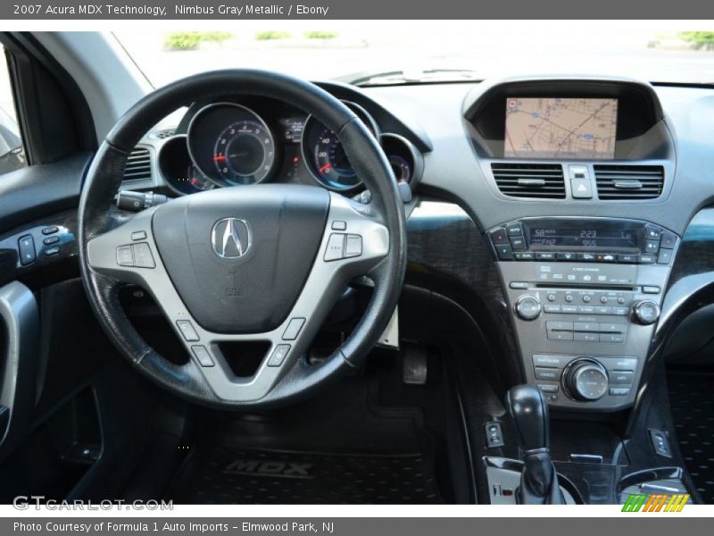 Nimbus Gray Metallic / Ebony 2007 Acura MDX Technology