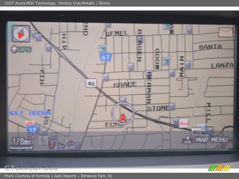 Navigation of 2007 MDX Technology