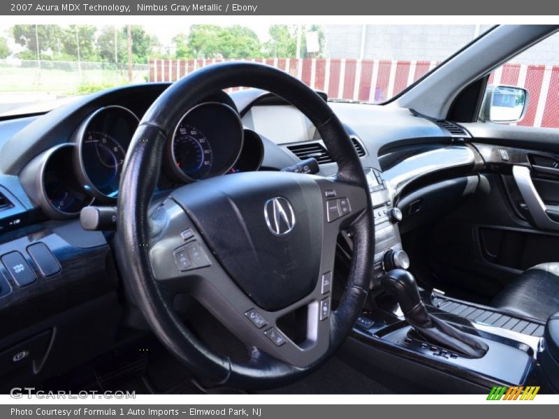 Nimbus Gray Metallic / Ebony 2007 Acura MDX Technology