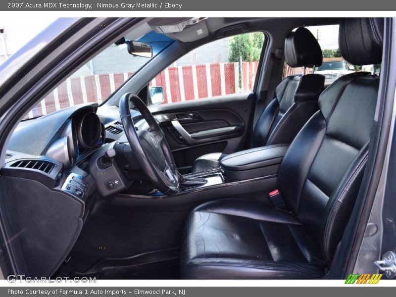 Nimbus Gray Metallic / Ebony 2007 Acura MDX Technology
