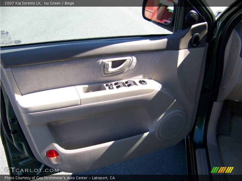 Ivy Green / Beige 2007 Kia Sorento LX