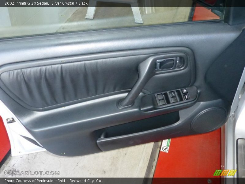 Silver Crystal / Black 2002 Infiniti G 20 Sedan