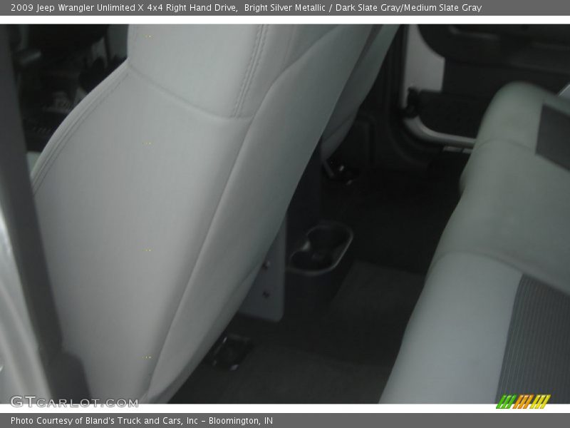 Bright Silver Metallic / Dark Slate Gray/Medium Slate Gray 2009 Jeep Wrangler Unlimited X 4x4 Right Hand Drive