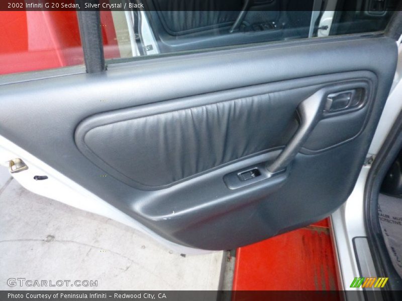 Silver Crystal / Black 2002 Infiniti G 20 Sedan