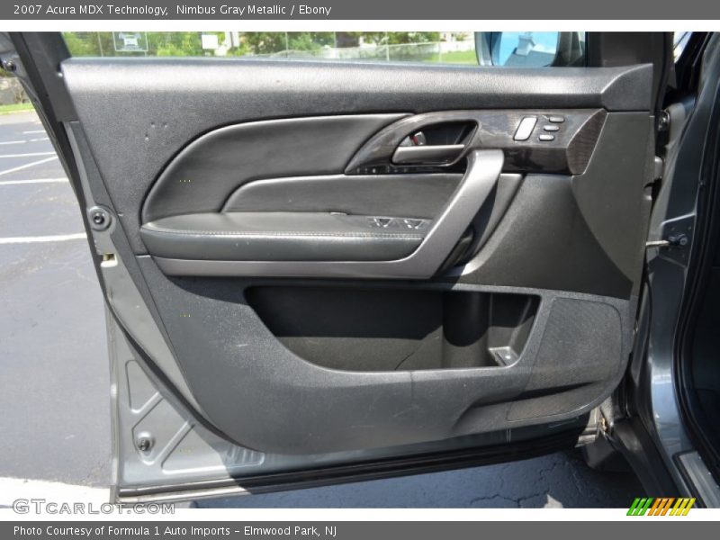 Nimbus Gray Metallic / Ebony 2007 Acura MDX Technology
