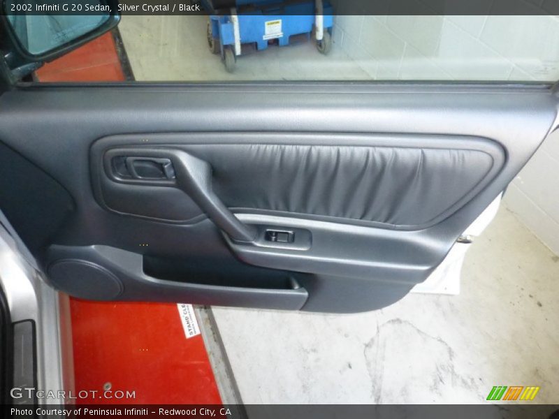 Silver Crystal / Black 2002 Infiniti G 20 Sedan