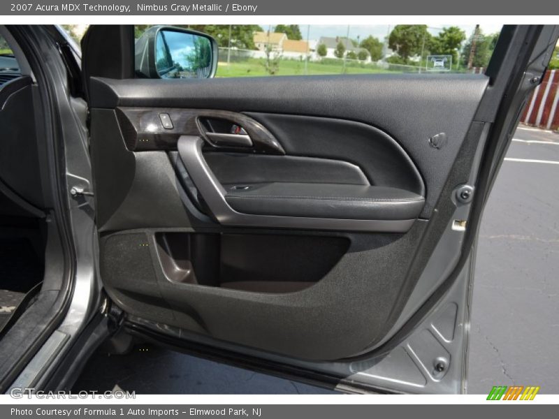 Nimbus Gray Metallic / Ebony 2007 Acura MDX Technology