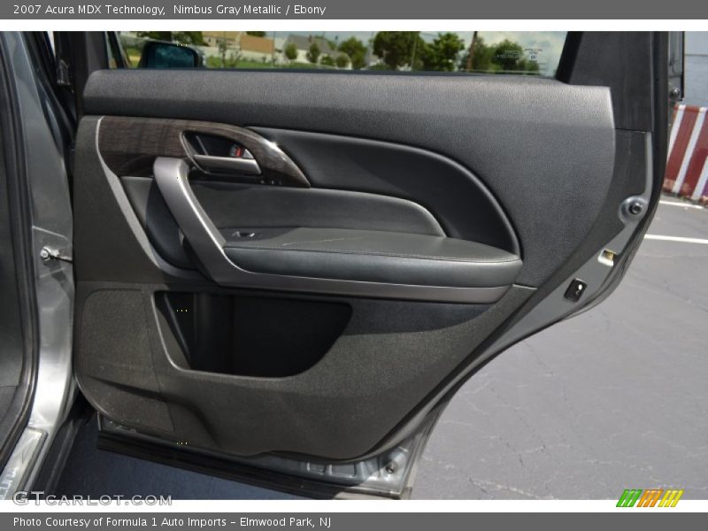 Nimbus Gray Metallic / Ebony 2007 Acura MDX Technology
