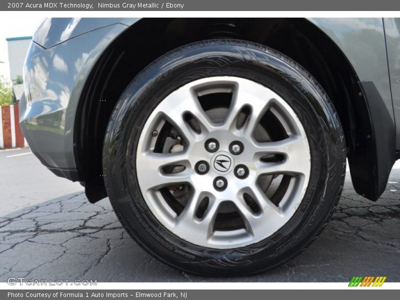 Nimbus Gray Metallic / Ebony 2007 Acura MDX Technology