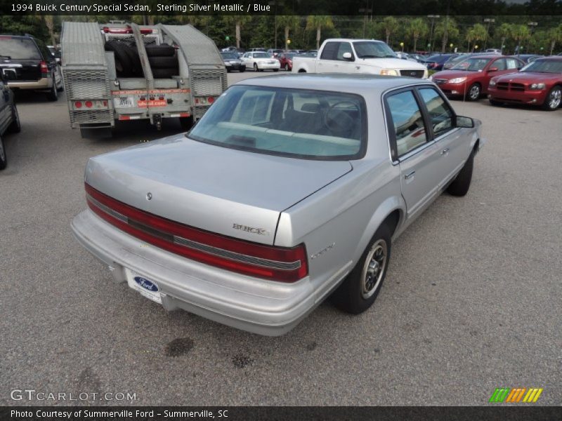 Sterling Silver Metallic / Blue 1994 Buick Century Special Sedan
