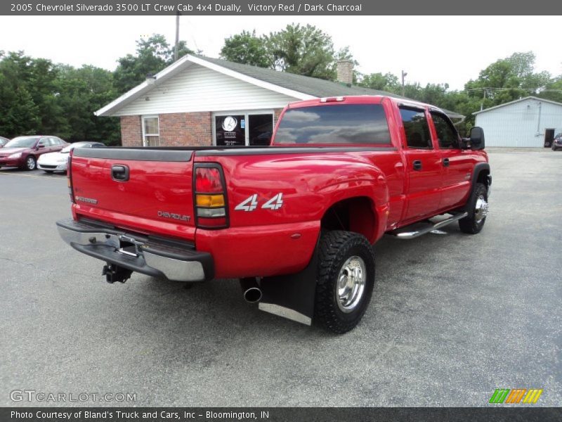 Victory Red / Dark Charcoal 2005 Chevrolet Silverado 3500 LT Crew Cab 4x4 Dually