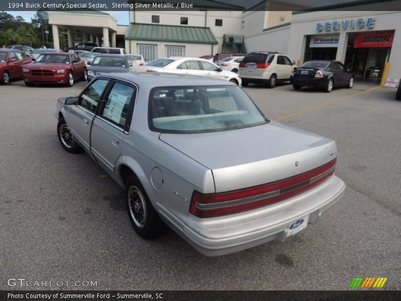 Sterling Silver Metallic / Blue 1994 Buick Century Special Sedan