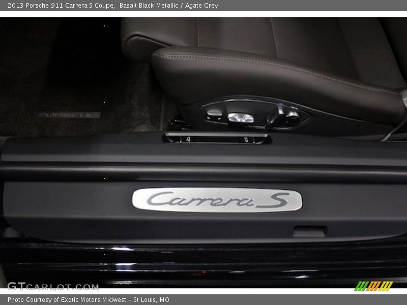 Basalt Black Metallic / Agate Grey 2013 Porsche 911 Carrera S Coupe