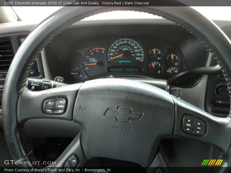 Victory Red / Dark Charcoal 2005 Chevrolet Silverado 3500 LT Crew Cab 4x4 Dually