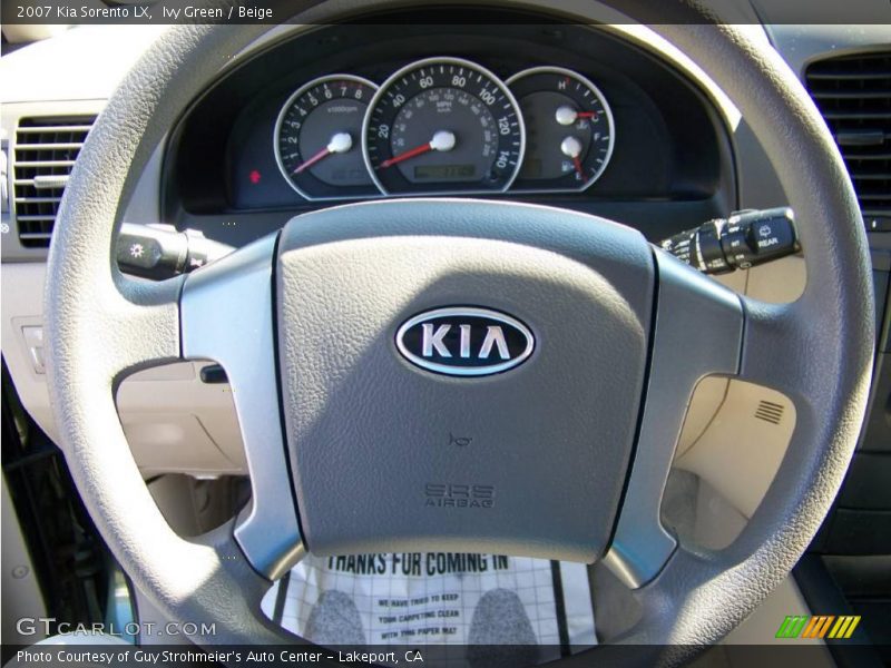 Ivy Green / Beige 2007 Kia Sorento LX