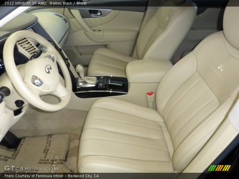 Malbec Black / Wheat 2012 Infiniti FX 35 AWD
