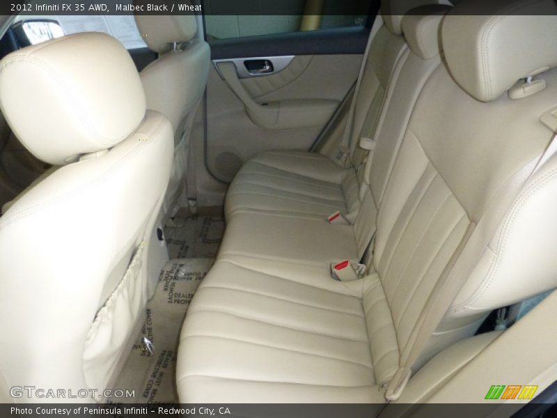 Malbec Black / Wheat 2012 Infiniti FX 35 AWD