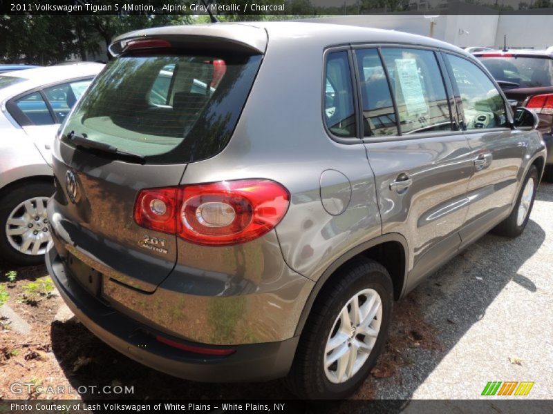 Alpine Gray Metallic / Charcoal 2011 Volkswagen Tiguan S 4Motion