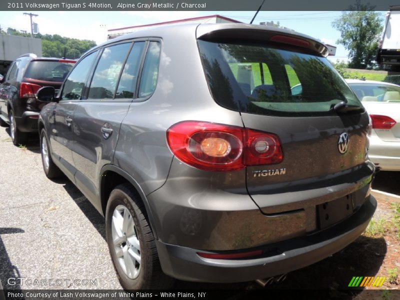 Alpine Gray Metallic / Charcoal 2011 Volkswagen Tiguan S 4Motion