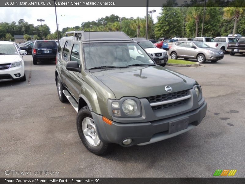 Canteen Green Metallic / Charcoal 2003 Nissan Xterra XE V6