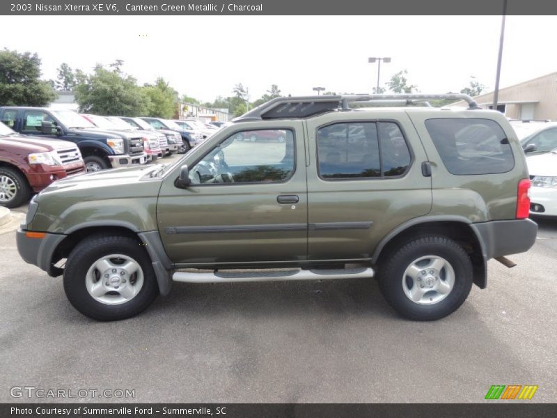 Canteen Green Metallic / Charcoal 2003 Nissan Xterra XE V6