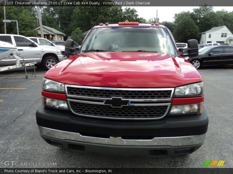 Victory Red / Dark Charcoal 2005 Chevrolet Silverado 3500 LT Crew Cab 4x4 Dually