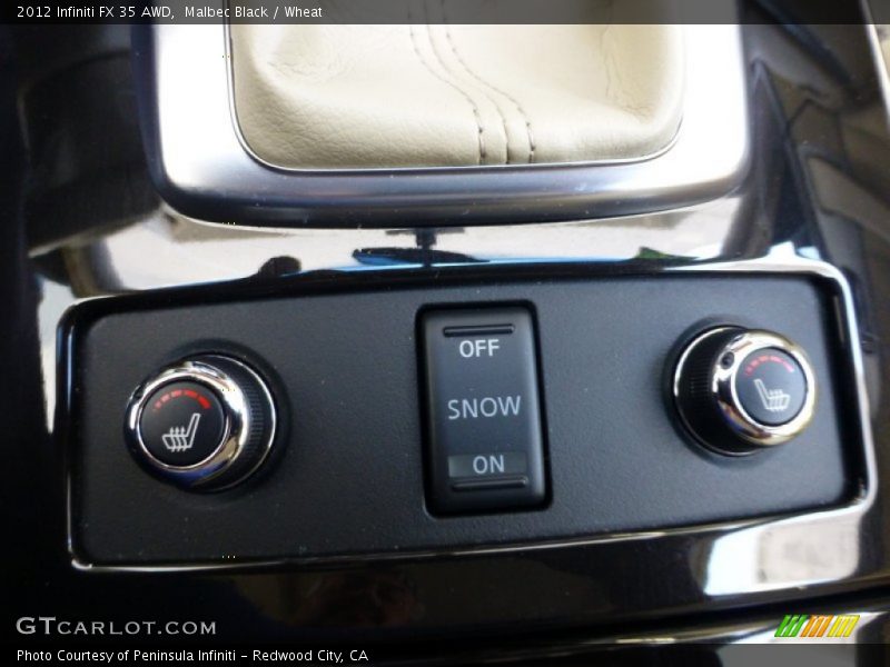 Malbec Black / Wheat 2012 Infiniti FX 35 AWD