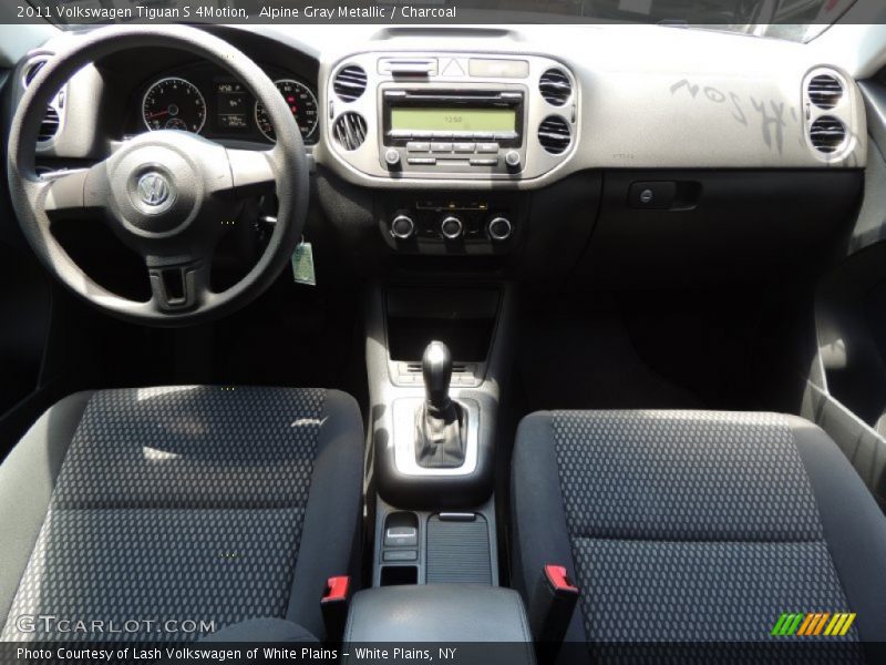 Alpine Gray Metallic / Charcoal 2011 Volkswagen Tiguan S 4Motion