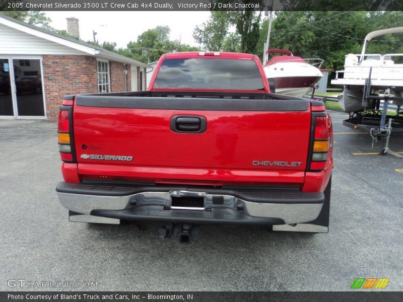 Victory Red / Dark Charcoal 2005 Chevrolet Silverado 3500 LT Crew Cab 4x4 Dually