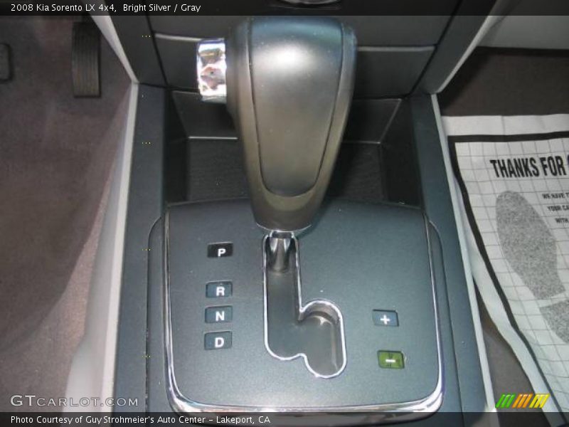 Bright Silver / Gray 2008 Kia Sorento LX 4x4