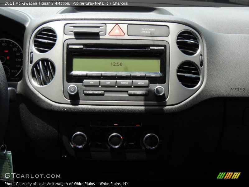 Alpine Gray Metallic / Charcoal 2011 Volkswagen Tiguan S 4Motion