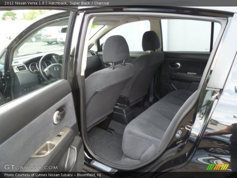 Super Black / Charcoal 2012 Nissan Versa 1.8 S Hatchback