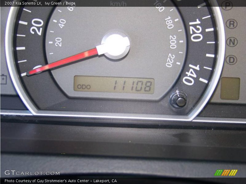 Ivy Green / Beige 2007 Kia Sorento LX