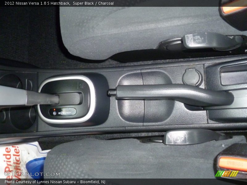 Super Black / Charcoal 2012 Nissan Versa 1.8 S Hatchback