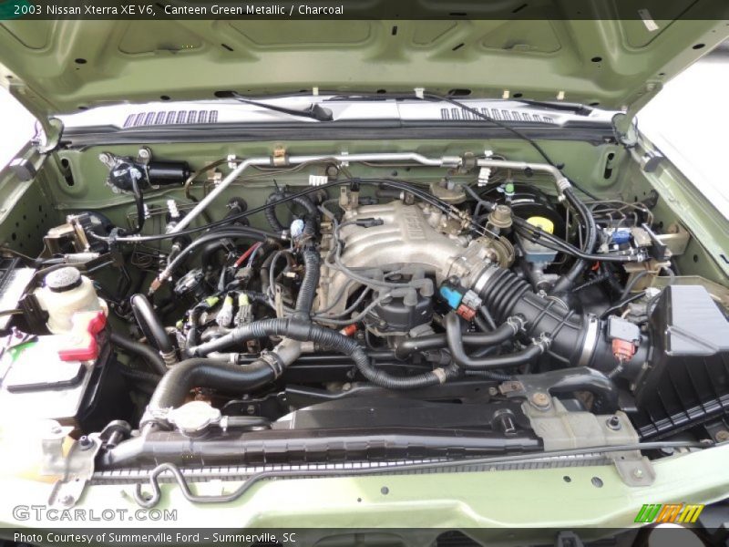 Canteen Green Metallic / Charcoal 2003 Nissan Xterra XE V6